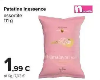 Carrefour Patatine Inessence 111g offerta