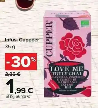 Carrefour Infusi Cuppeer 35g offerta