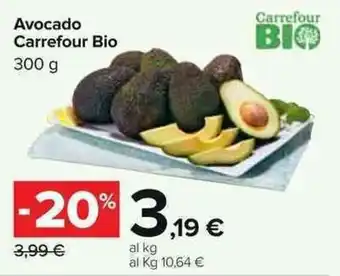 Carrefour Carrefour Bio Avocado 300g offerta