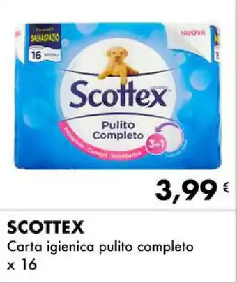 Iper Tosano SCOTTEX Carta igienica pulito completo offerta