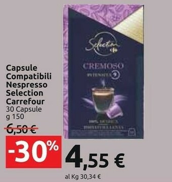 Carrefour Market Carrefour capsule compatibili nespresso selection offerta