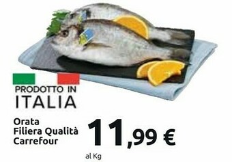 Carrefour Market Orata filiera qualità offerta