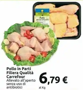 Carrefour Market Pollo in parti filiera qualità offerta