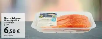Carrefour Market Filetto salmone filiera qualità offerta