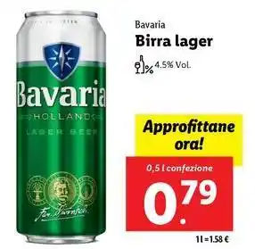 Lidl Bavaria Birra lager offerta