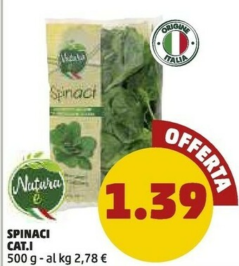 PENNY Natura e spinaci offerta