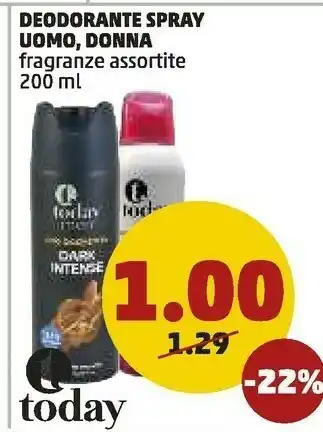 PENNY Deodorante spray uomo offerta