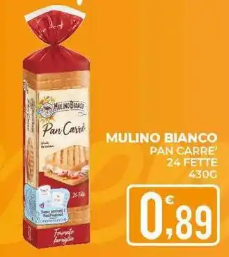 Eté Mulino bianco pan carre' offerta