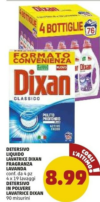 PENNY Detersivo liquido lavatrice fragranza lavanda/ detersivo in polvere lavatrice offerta