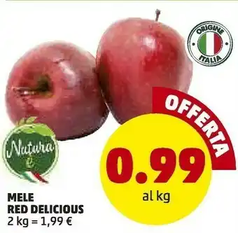 PENNY Natura e mele red delicious offerta