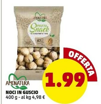 PENNY Amonatura noci in guscio offerta