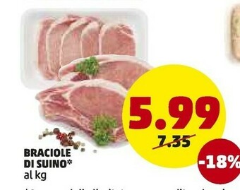 PENNY Penny braciole di suino offerta
