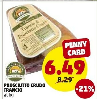 PENNY Prosciutto crudo trancio offerta