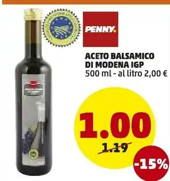 PENNY Penny aceto balsamico di modena igp offerta