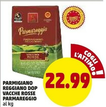 PENNY Parmigiano reggiano dop vacche rosse offerta