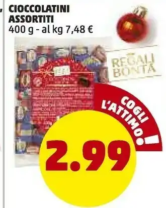 PENNY Cioccolatini assortiti offerta