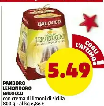 PENNY Il pandoro lemondoro 800 g(ml) offerta