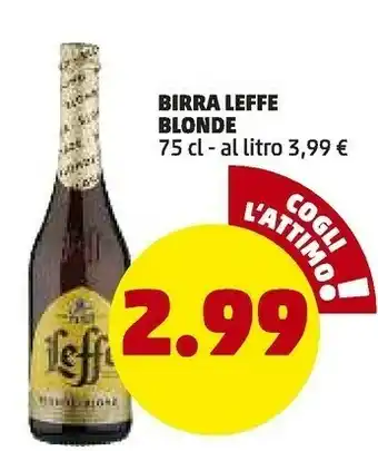 PENNY Leffe - birra blond 750 g(ml) offerta