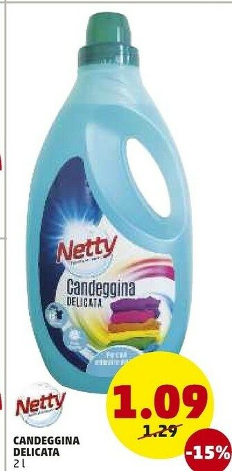 PENNY Netty candeggina delicata offerta
