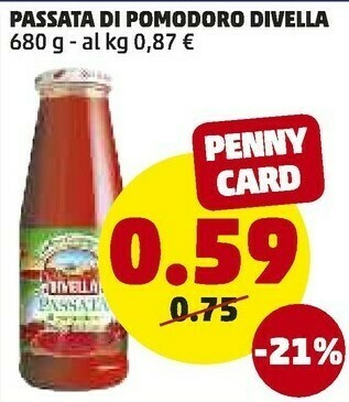 PENNY Passata di pomodoro 680 g(ml) offerta