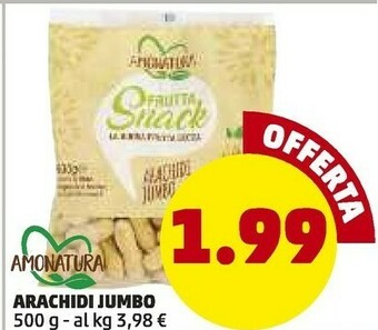 PENNY Amonatura arachidi jumbo 500 g offerta