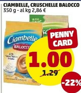 PENNY Ciambelle 350 g(ml) offerta