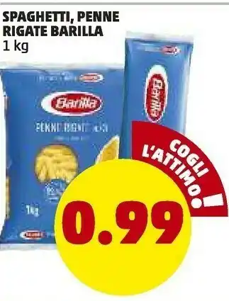 PENNY Penne rigate n°73 1000 g(ml) offerta