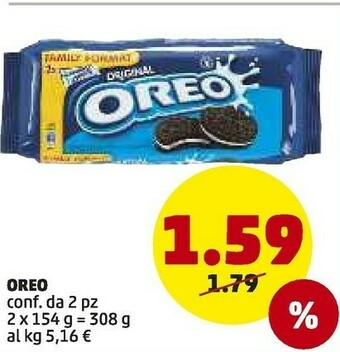 PENNY Mondelez - oreo original 154 g(ml) offerta