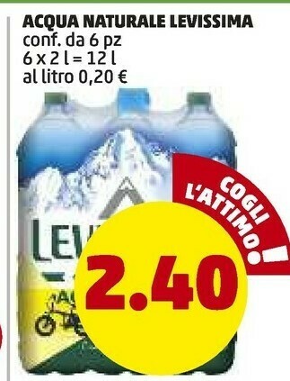 Lete acqua leggermente frizzante