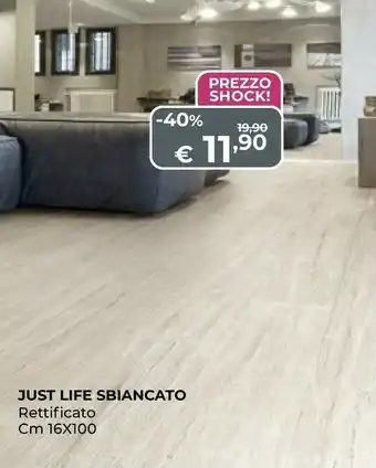 Pavimento just life sbiancato