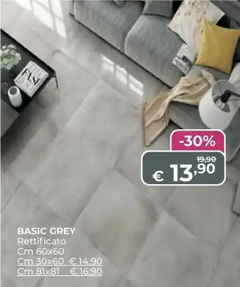 Bagni e pavimenti Pavimento basic grey offerta