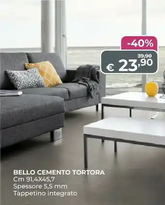 Pavimento cemento tortora