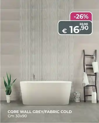 Bagni e pavimenti Rivestimento core wall grey/ fabric cold offerta