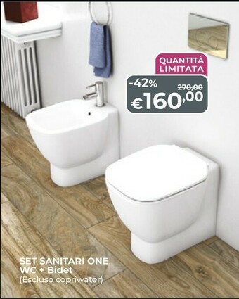 Set sanitari one wc + bidet