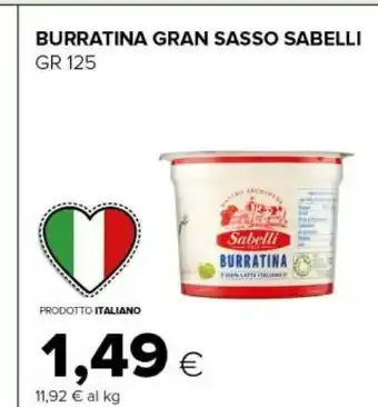 Tigre Sabelli burratina gran offerta
