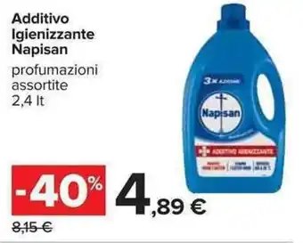 Carrefour Napisan Additivo Igienizzante 2,4lt offerta