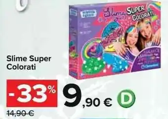 Carrefour Slime Super Colorati offerta