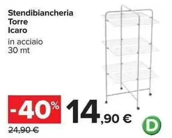 Carrefour Stendibiancheria Torre Icaro 30mt offerta