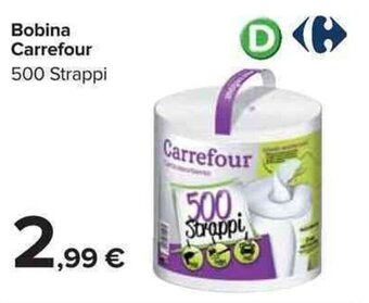 Carrefour Carrefour Bobina 500 strappi offerta