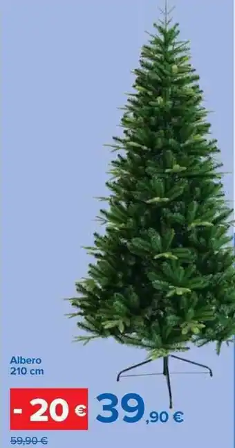 Carrefour Albero 210 cm offerta