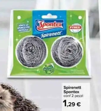 Carrefour Spontex Spirenett 2 pezzi offerta