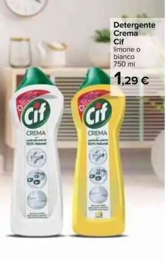 Carrefour Cif Crema Detergente 750ml offerta