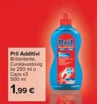 Carrefour Pril Additivi 250ml o Caps x3 500ml offerta