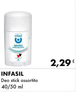 Iper Tosano INFASIL Deo stick assortito offerta