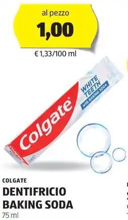 ALDI COLGATE Dentifricio baking soda offerta