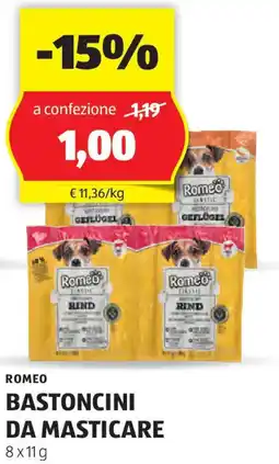 ALDI ROMEO Bastoncini da masticare offerta