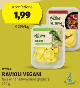 ALDI MYVAY Ravioli vegani offerta