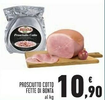 Conad Fette di bontà prosciutto cotto offerta