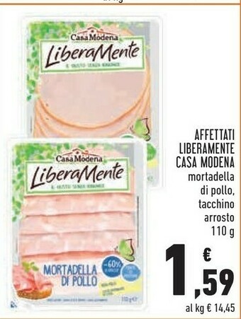 Conad Mortadella di pollo liberamente 110 g(ml) offerta