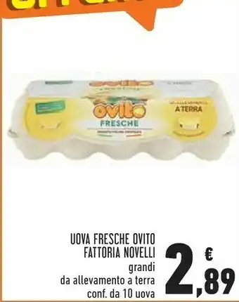 Conad 10 uova fresche grandi offerta